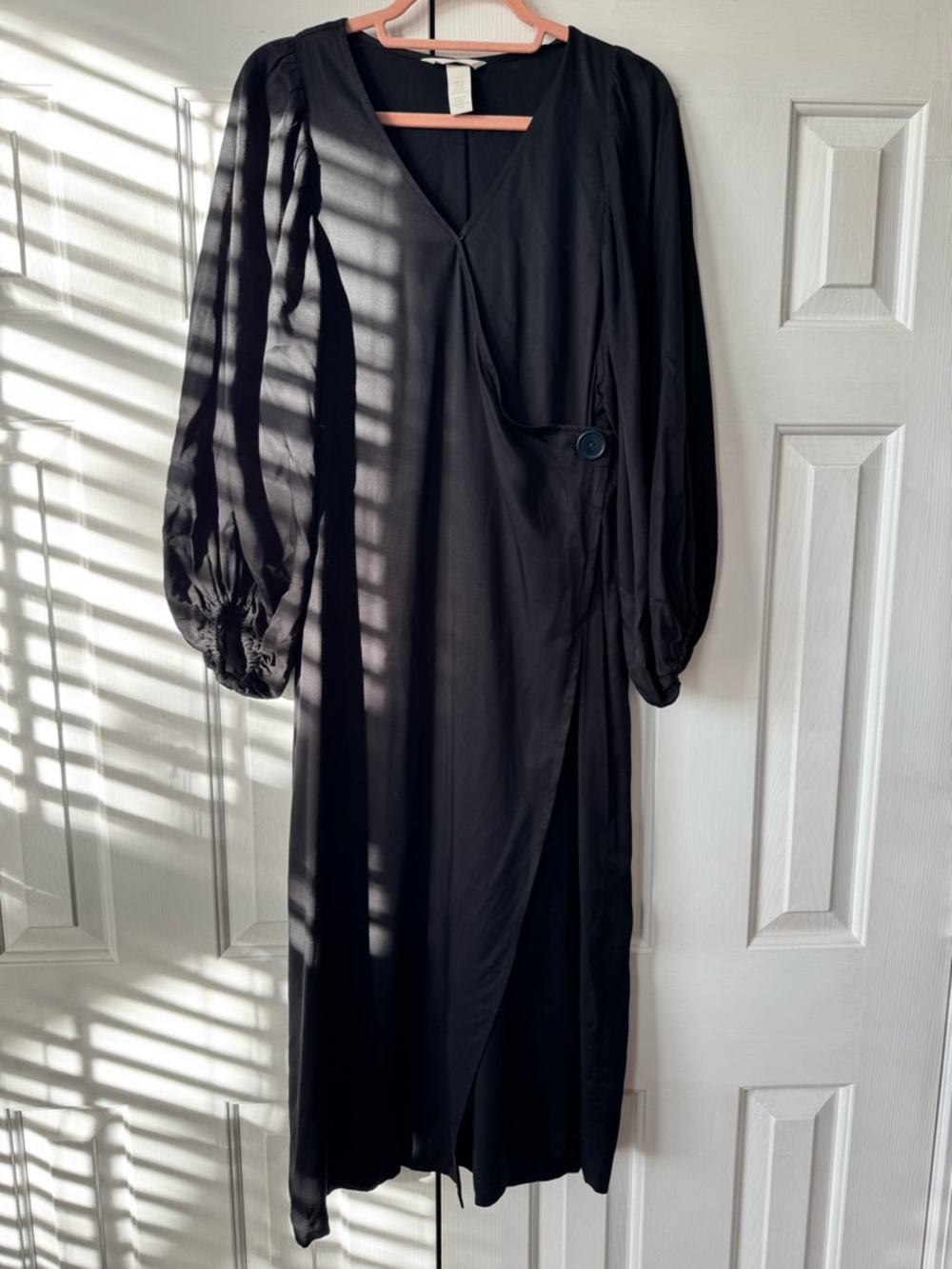 H&M Black Wrap Dress